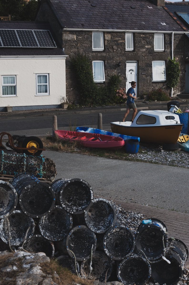 Early Morning On The Front. — MOELFRE, ANGLESEY